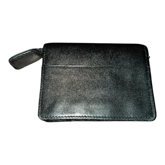 Ralph Lauren Black Leather Wallet with Silver Accent - Picture 2 of 7